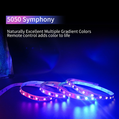 Cambiamento leggero flessibile principale di colore della striscia di Waterproo delle lampade fluorescenti di Rgb 5050