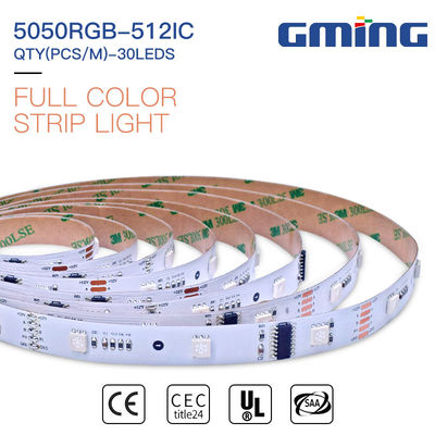 2Oz luce di striscia di larghezza 6W 630nm 5050 LED del PWB 10MM 12/24VDC