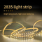 Bassa luce flessibile 12V 120 delle strisce 2835 di tensione SMD LED Cuttable