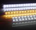 Lampade fluorescenti rigide della lega di alluminio LED, ambra strisce luminose eccellenti del PWB LED da 8 millimetri