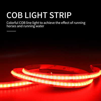 Phantom COB LED Strip Light Bassa Tensione Linea Flessibile Ultra Stretta Colore Rosso