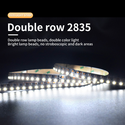 Luce a striscia luminosa a bassa tensione 5050 LED 12/24V Luce tricolore a doppia fila