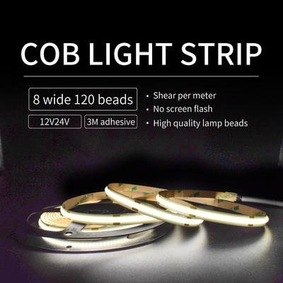 Engineering Wardrobe 4000k Cob Led Strip Light impermeabile